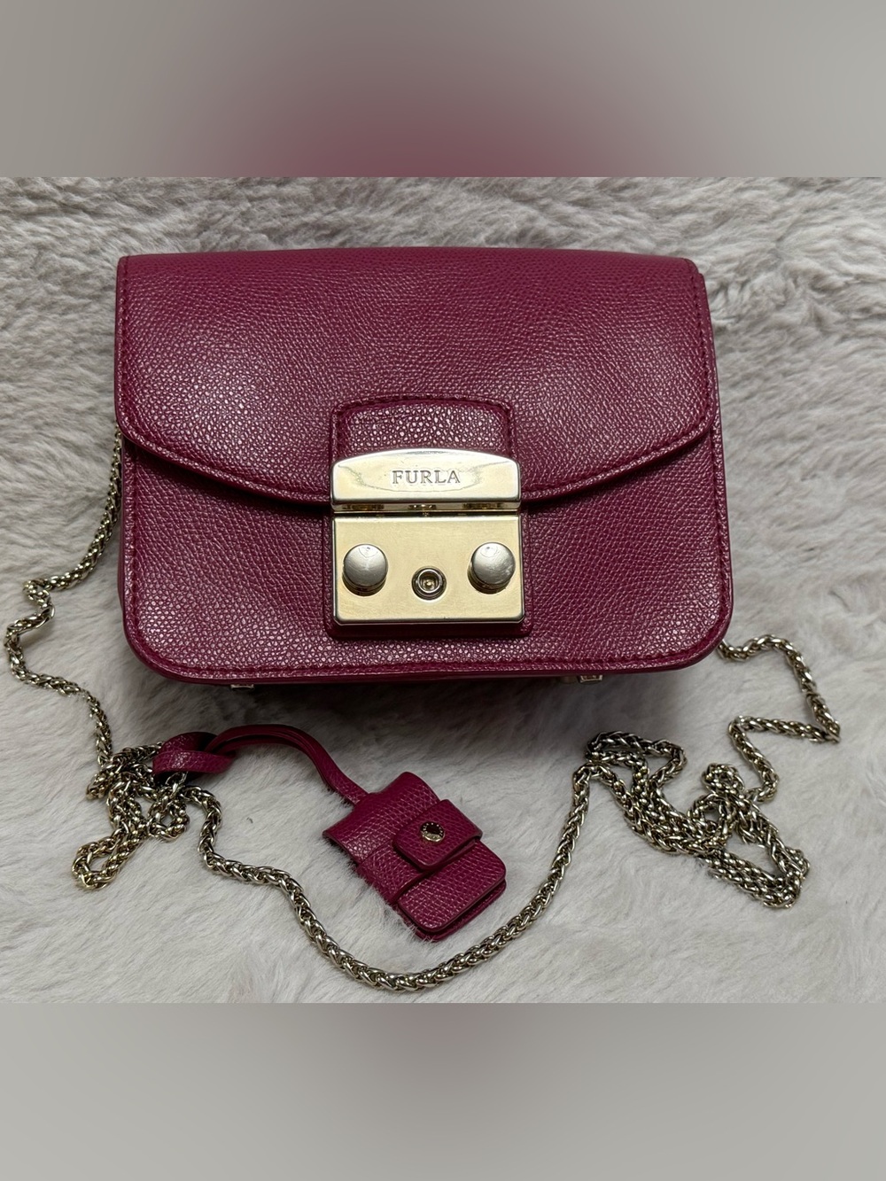 Furla Metropolis Mini Crossbody with Gold Hardware bag